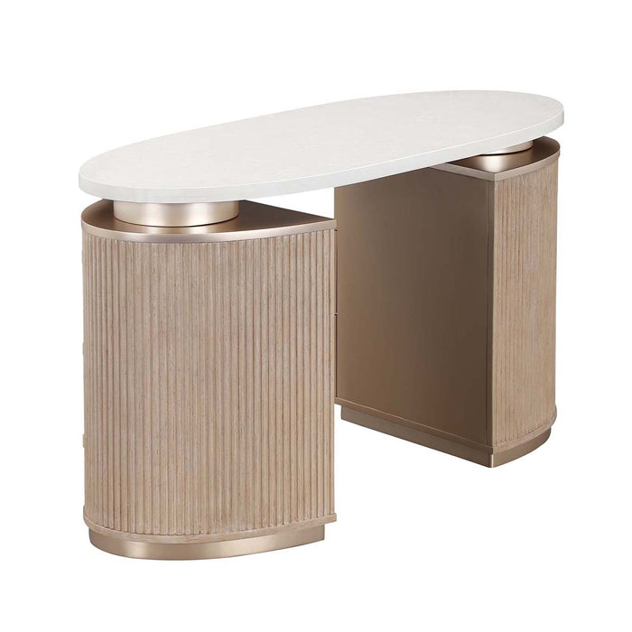 AICO Furniture - West Kensington 3 Piece Vanity Set in Sea Salt Caramel - 9096058VAN2-244-147 - GreatFurnitureDeal