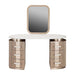 AICO Furniture - West Kensington Vanity with Mirror in Sea Salt Caramel - 9096058VAN2-147 - GreatFurnitureDeal