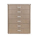 AICO Furniture - West Kensington Highboy Chest in Sea Salt Caramel - 9096070SA-147 - GreatFurnitureDeal