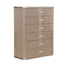 AICO Furniture - West Kensington Highboy Chest in Sea Salt Caramel - 9096070SA-147 - GreatFurnitureDeal