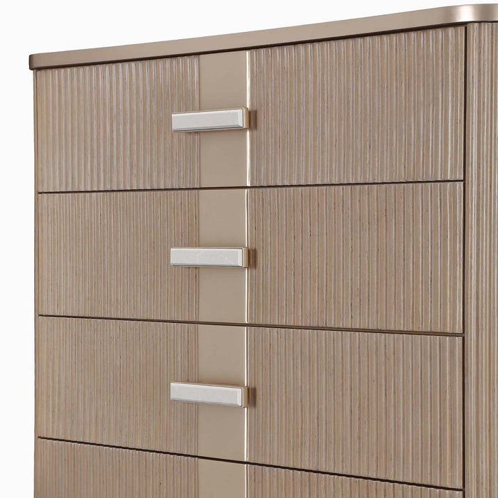 AICO Furniture - West Kensington Highboy Chest in Sea Salt Caramel - 9096070SA-147 - GreatFurnitureDeal