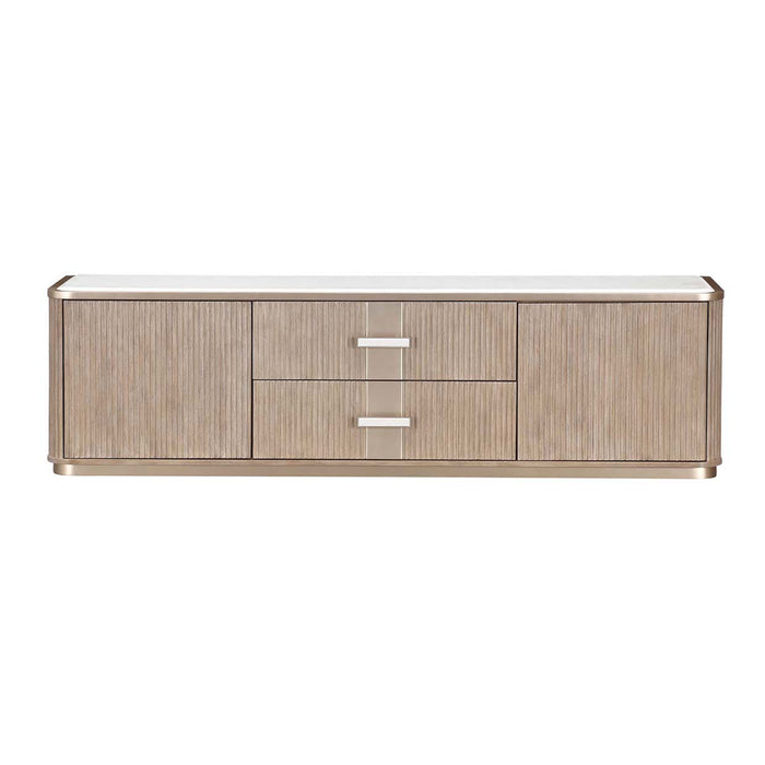 AICO Furniture - West Kensington Media Cabinet in Sea Salt Caramel - 9096081-147 - GreatFurnitureDeal