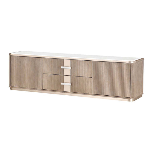AICO Furniture - West Kensington Media Cabinet in Sea Salt Caramel - 9096081-147 - GreatFurnitureDeal