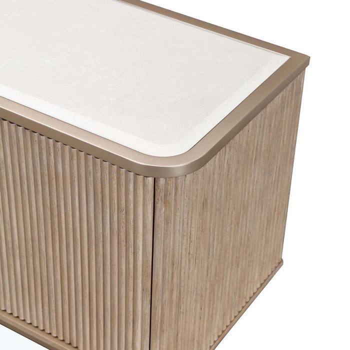 AICO Furniture - West Kensington Media Cabinet in Sea Salt Caramel - 9096081-147 - GreatFurnitureDeal