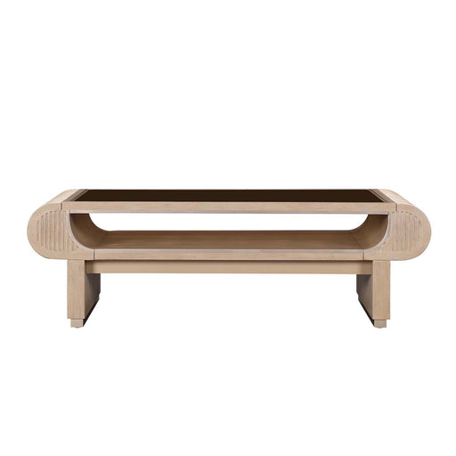 AICO Furniture - West Kensington Cocktail Table in Sea Salt Caramel - 9096201-147 - GreatFurnitureDeal