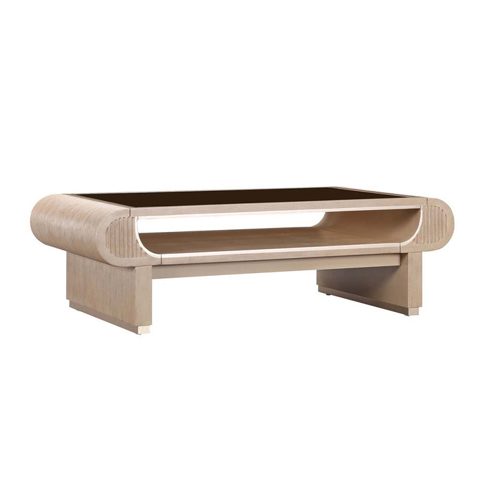 AICO Furniture - West Kensington Cocktail Table in Sea Salt Caramel - 9096201-147 - GreatFurnitureDeal