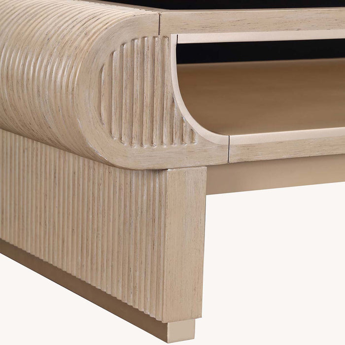 AICO Furniture - West Kensington Cocktail Table in Sea Salt Caramel - 9096201-147 - GreatFurnitureDeal