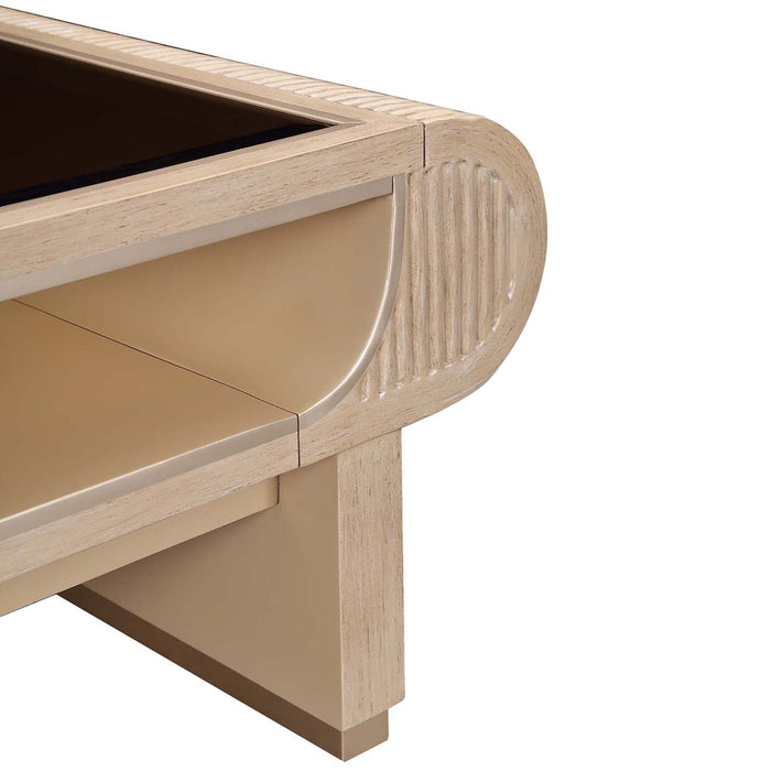 AICO Furniture - West Kensington Cocktail Table in Sea Salt Caramel - 9096201-147 - GreatFurnitureDeal