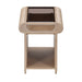 AICO Furniture - West Kensington End Table in Sea Salt Caramel - 9096202-147 - GreatFurnitureDeal
