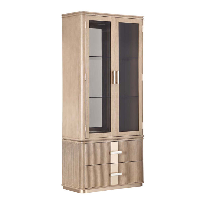 AICO Furniture - West Kensington 10 Piece Rectangular Dining Room Set in Sea Salt Caramel - 9096002-209-147-10SET