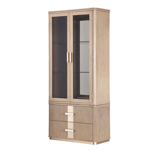 AICO Furniture - West Kensington Display Cabinet in Sea Salt Caramel - 9096209-147 - GreatFurnitureDeal