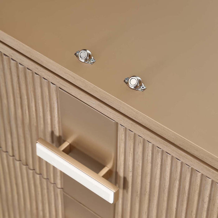 AICO Furniture - West Kensington Display Cabinet in Sea Salt Caramel - 9096209-147 - GreatFurnitureDeal