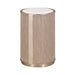 AICO Furniture - West Kensington Chairside Table in Sea Salt Caramel - 9096222-147 - GreatFurnitureDeal