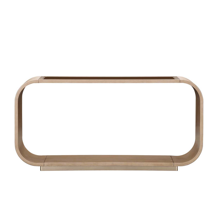 AICO Furniture - West Kensington Console Table in Sea Salt Caramel - 9096223-147 - GreatFurnitureDeal