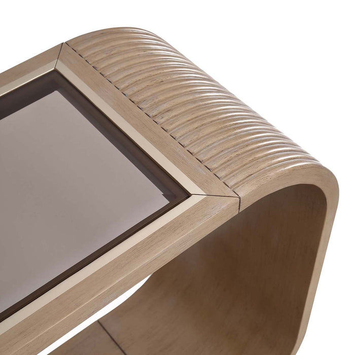 AICO Furniture - West Kensington Console Table in Sea Salt Caramel - 9096223-147 - GreatFurnitureDeal