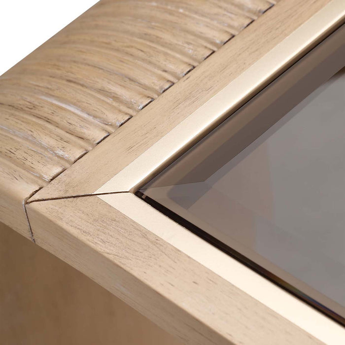 AICO Furniture - West Kensington Console Table in Sea Salt Caramel - 9096223-147 - GreatFurnitureDeal