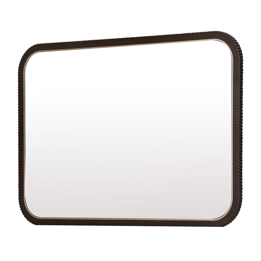 AICO Furniture - West Kensington Wall Mirror in Medium Espresso - 9096260-417 - GreatFurnitureDeal