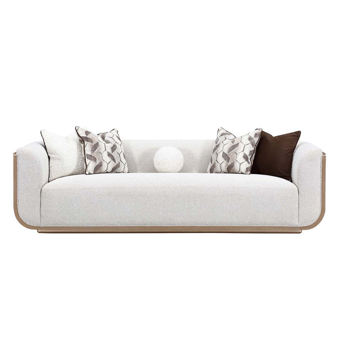 AICO Furniture - West Kensington Sofa in Sea Salt Caramel - 9096815-BUFF-147 - GreatFurnitureDeal