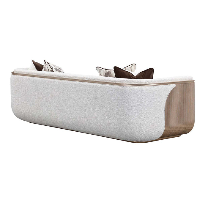 AICO Furniture - West Kensington 3 Piece Living Room Set in Sea Salt Caramel - 9096815-BUFF-147-3SET - GreatFurnitureDeal