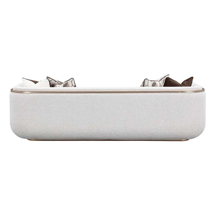 AICO Furniture - West Kensington 2 Piece Living Room Set in Sea Salt Caramel - 9096815-BUFF-147-2SET - GreatFurnitureDeal