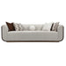 AICO Furniture - West Kensington Sofa - Buff/Medium Espresso - 9096815-BUFF-417 - GreatFurnitureDeal