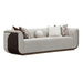 AICO Furniture - West Kensington Sofa - Buff/Medium Espresso - 9096815-BUFF-417 - GreatFurnitureDeal
