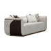 AICO Furniture - West Kensington Sofa - Buff/Medium Espresso - 9096815-BUFF-417 - GreatFurnitureDeal