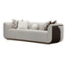 AICO Furniture - West Kensington Sofa - Buff/Medium Espresso - 9096815-BUFF-417 - GreatFurnitureDeal