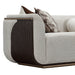 AICO Furniture - West Kensington Sofa - Buff/Medium Espresso - 9096815-BUFF-417 - GreatFurnitureDeal