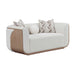 AICO Furniture - West Kensington Loveseat in Buff/Seal Salt Caramel - 9096825-BUFF-147 - GreatFurnitureDeal