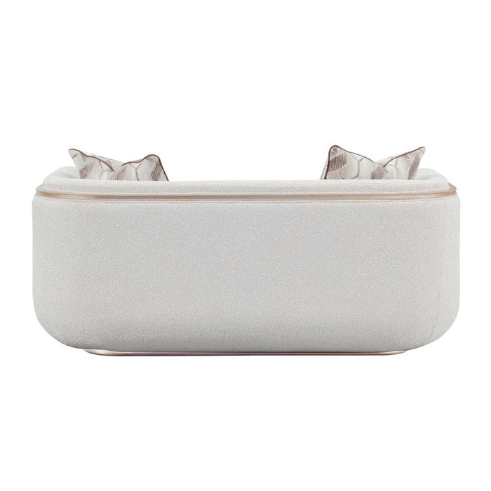 AICO Furniture - West Kensington Loveseat in Buff/Seal Salt Caramel - 9096825-BUFF-147 - GreatFurnitureDeal