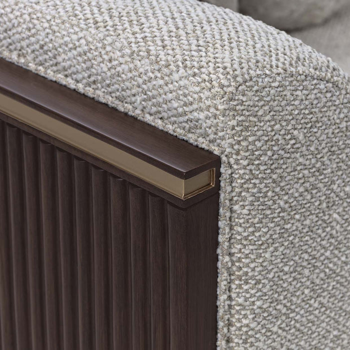 AICO Furniture - West Kensington Loveseat in Medium Espresso - 9096825-BUFF-417 - GreatFurnitureDeal