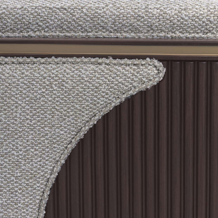 AICO Furniture - West Kensington Loveseat in Medium Espresso - 9096825-BUFF-417 - GreatFurnitureDeal