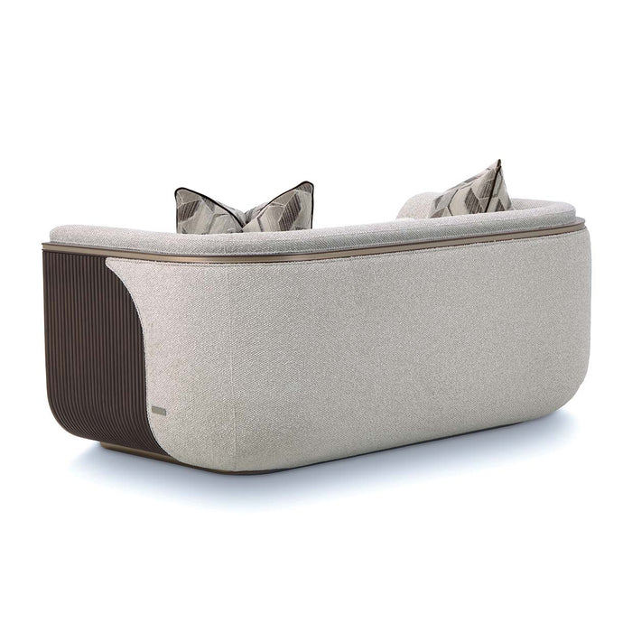 AICO Furniture - West Kensington Loveseat in Medium Espresso - 9096825-BUFF-417 - GreatFurnitureDeal