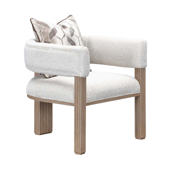 AICO Furniture - West Kensington Accent Chair in Buff/Seal Salt Caramel - 9096834-BUFF-147 - GreatFurnitureDeal