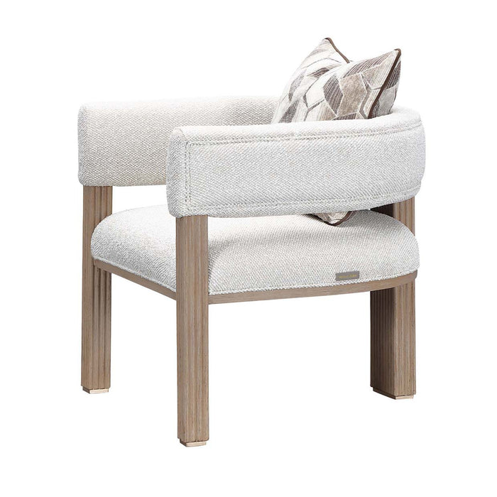 AICO Furniture - West Kensington Accent Chair in Buff/Seal Salt Caramel - 9096834-BUFF-147 - GreatFurnitureDeal