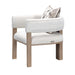 AICO Furniture - West Kensington Accent Chair in Buff/Seal Salt Caramel - 9096834-BUFF-147 - GreatFurnitureDeal