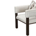 AICO Furniture - West Kensington Accent Chair - Buff/Medium Espresso - 9096834-BUFF-417 - GreatFurnitureDeal