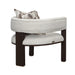 AICO Furniture - West Kensington Accent Chair - Buff/Medium Espresso - 9096834-BUFF-417 - GreatFurnitureDeal