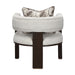 AICO Furniture - West Kensington Accent Chair - Buff/Medium Espresso - 9096834-BUFF-417 - GreatFurnitureDeal