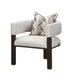 AICO Furniture - West Kensington Accent Chair - Buff/Medium Espresso - 9096834-BUFF-417 - GreatFurnitureDeal