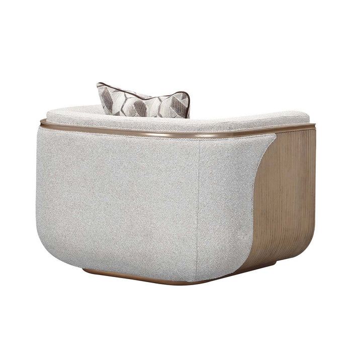 AICO Furniture - West Kensington Matching Chair in Buff/Seal Salt Caramel - 9096835-BUFF-147 - GreatFurnitureDeal