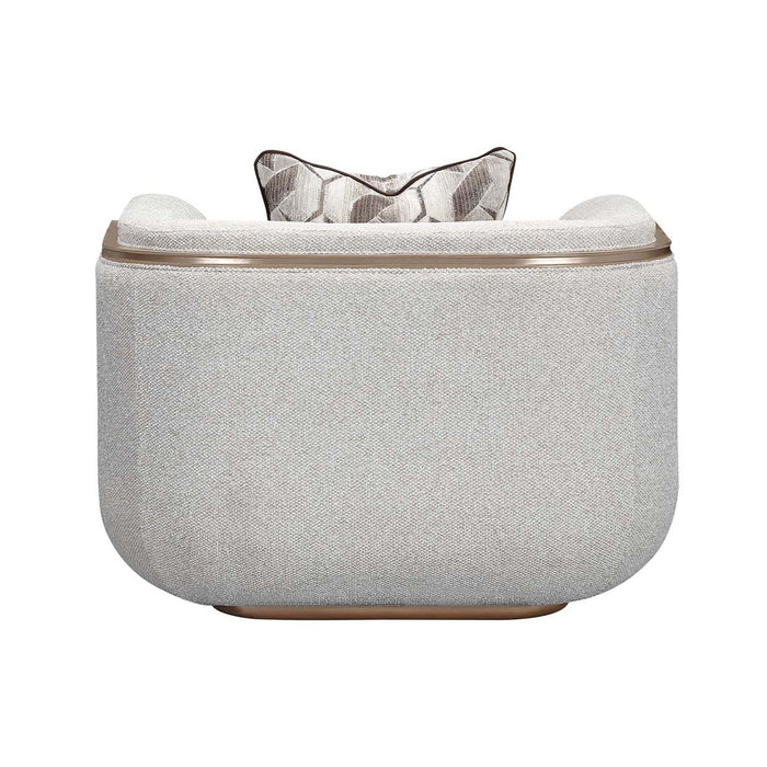 AICO Furniture - West Kensington 3 Piece Living Room Set in Sea Salt Caramel - 9096815-BUFF-147-3SET