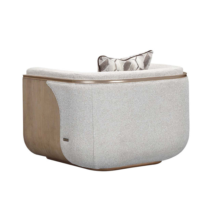 AICO Furniture - West Kensington Matching Chair in Buff/Seal Salt Caramel - 9096835-BUFF-147 - GreatFurnitureDeal