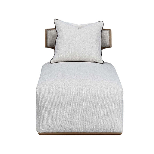 AICO Furniture - West Kensington Chaise in Buff/Seal Salt Caramel - 9096841-BUFF-147 - GreatFurnitureDeal