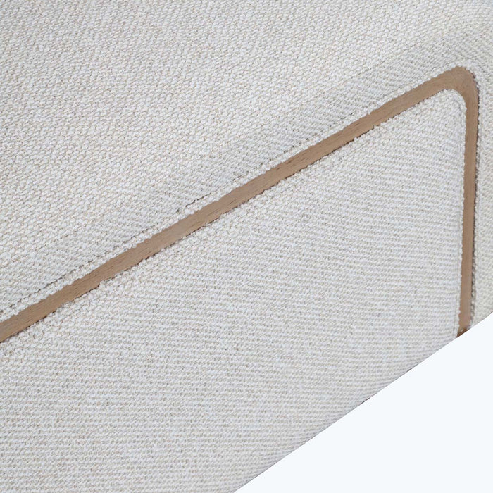 AICO Furniture - West Kensington Chaise in Buff/Seal Salt Caramel - 9096841-BUFF-147 - GreatFurnitureDeal