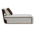 AICO Furniture - West Kensington Chaise - Buff/Medium Espresso - 9096841-BUFF-417 - GreatFurnitureDeal