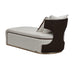 AICO Furniture - West Kensington Chaise - Buff/Medium Espresso - 9096841-BUFF-417 - GreatFurnitureDeal