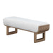 AICO Furniture - West Kensington Accent Bench in Sea Salt Caramel - 9096904-147 - GreatFurnitureDeal