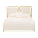 AICO Furniture - Scotts Square 3 Piece Queen Bedroom Set in Light Champagne - 9097000QN3-124-3SET - GreatFurnitureDeal